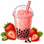 Bubble Tea de Fresa