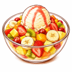 Ensalada de Casa con Helado