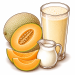 Jugo de Melón con Leche