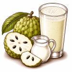 Jugo de Chirimoya con Leche