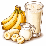 Jugo de Plátano con Leche