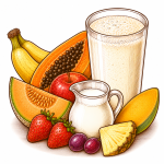 Jugo Surtido con Leche