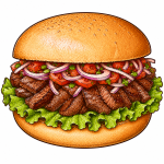 Carne Asada (Carne + lechuga + ensalada criolla)